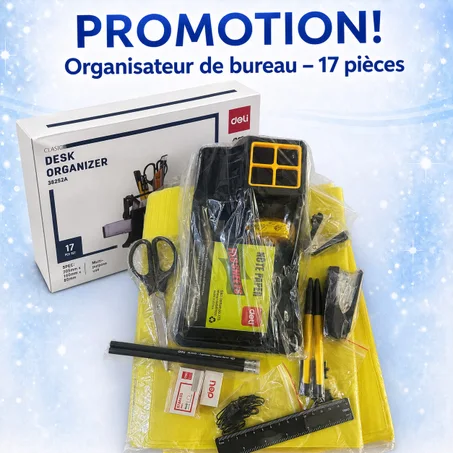 ORGANISATEUR DE BUREAU 17 PIÈCES