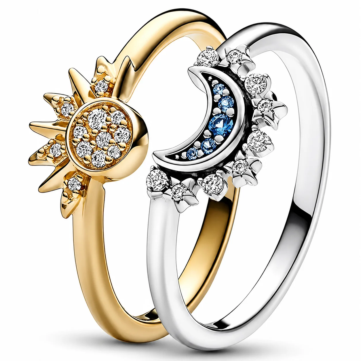 Bague soleil et lune