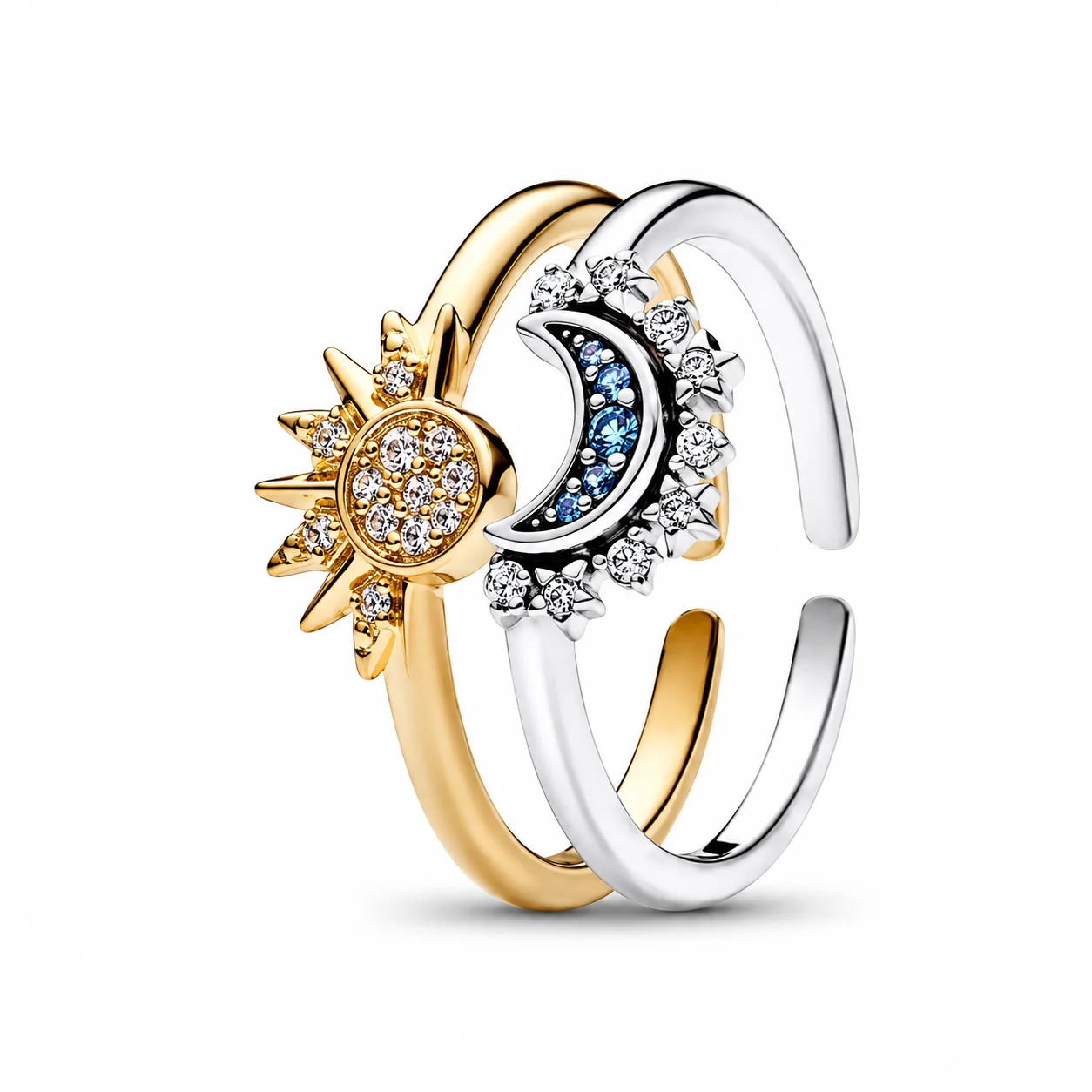 Bague soleil et lune