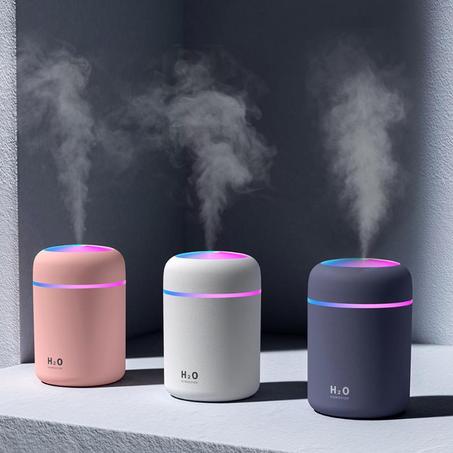 Mini Portable Air Humidifier & Night Lamp