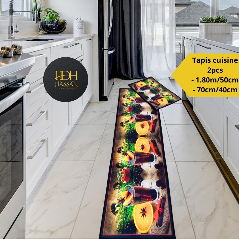 tapis cuisine 2pcs