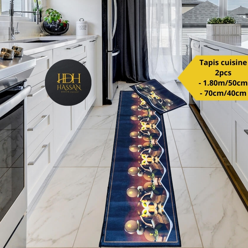 tapis cuisine 2pcs