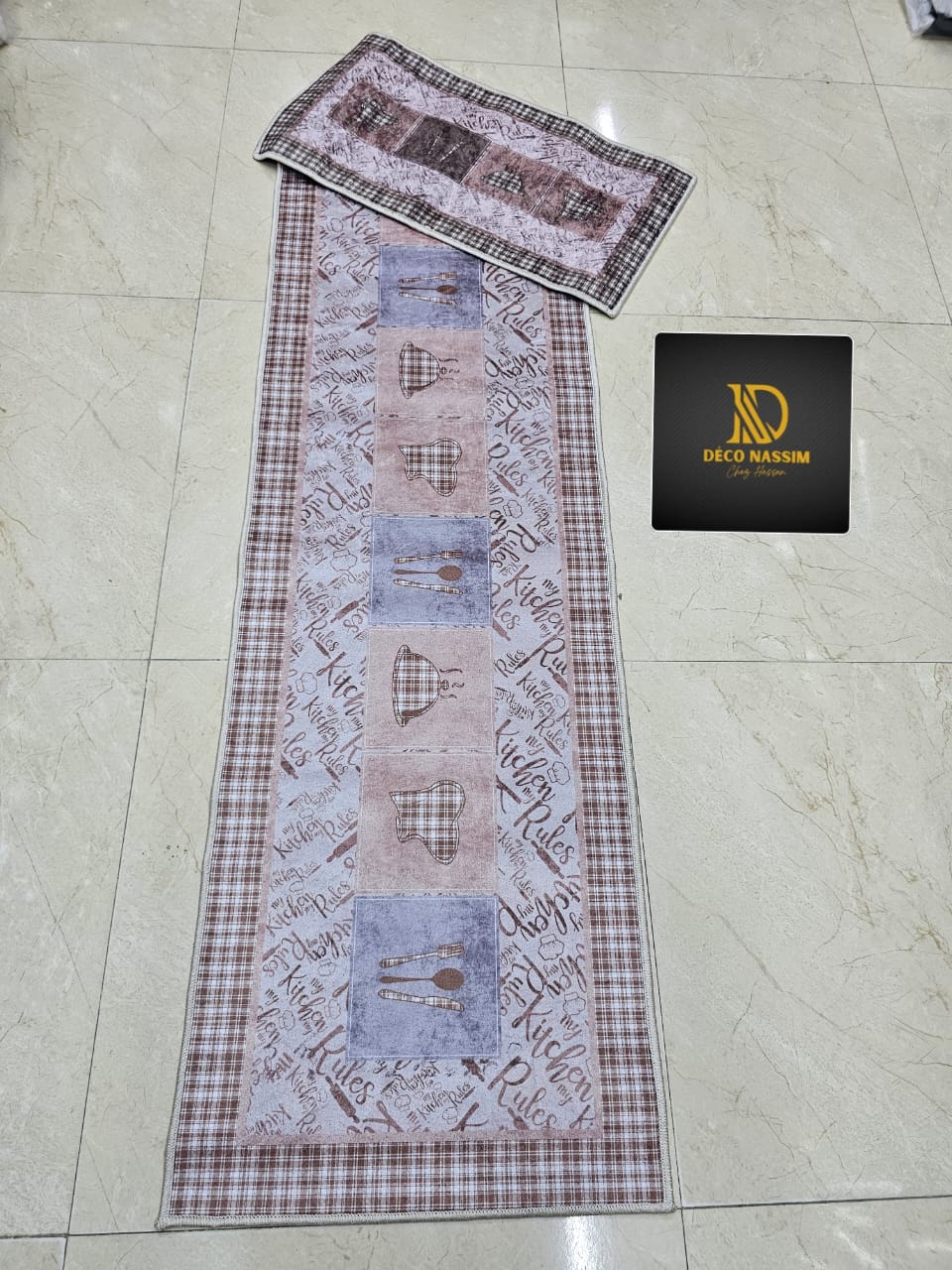 Tapis cuisine 2pcs