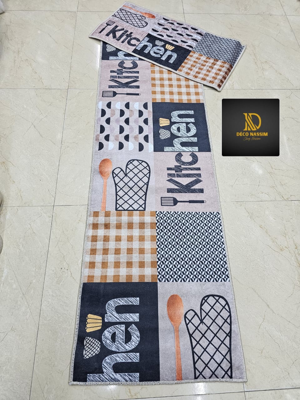 Tapis cuisine 2pcs