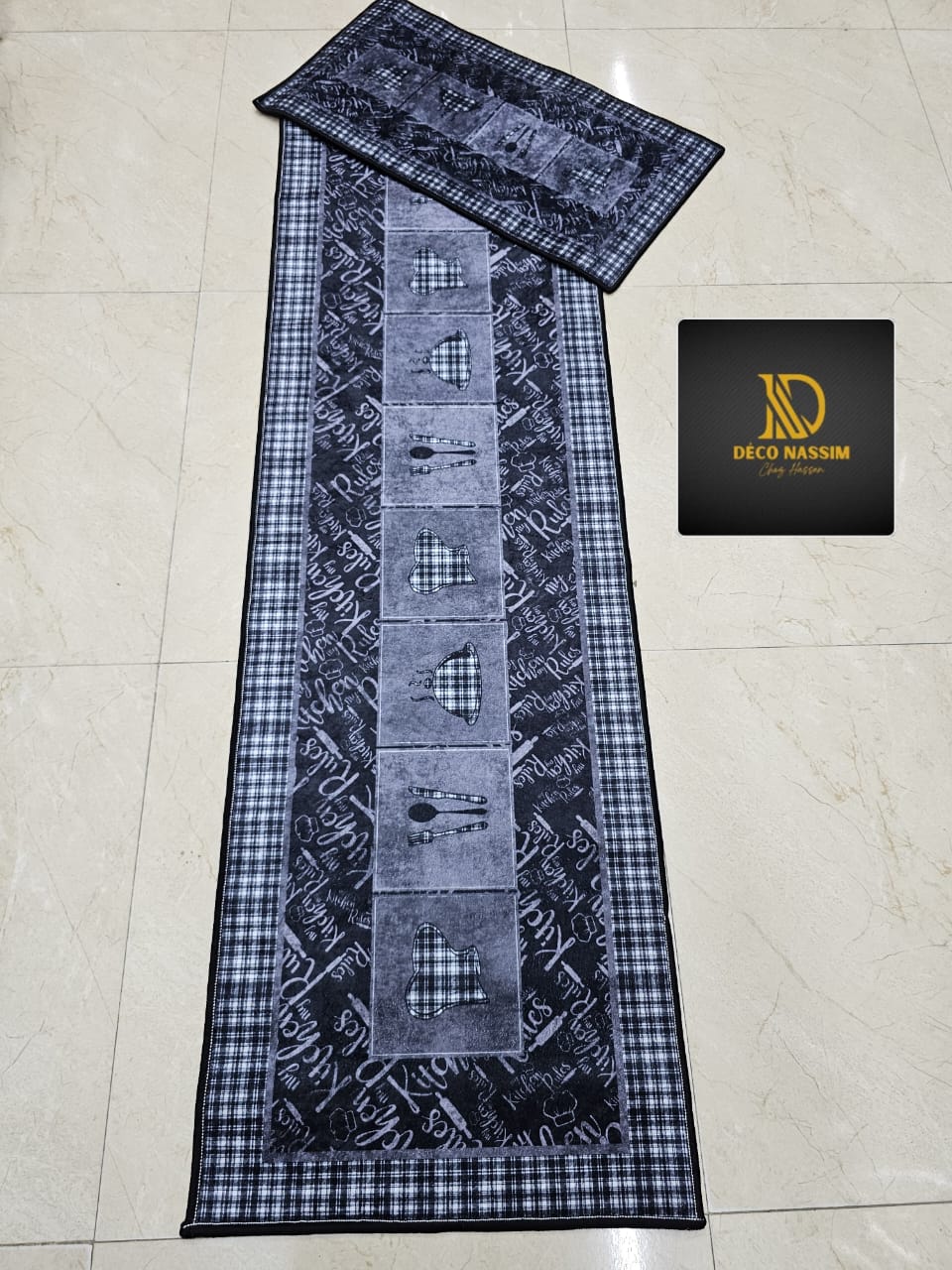 Tapis cuisine 2pcs