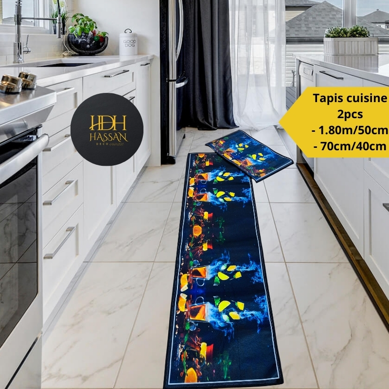 tapis cuisine 2pcs