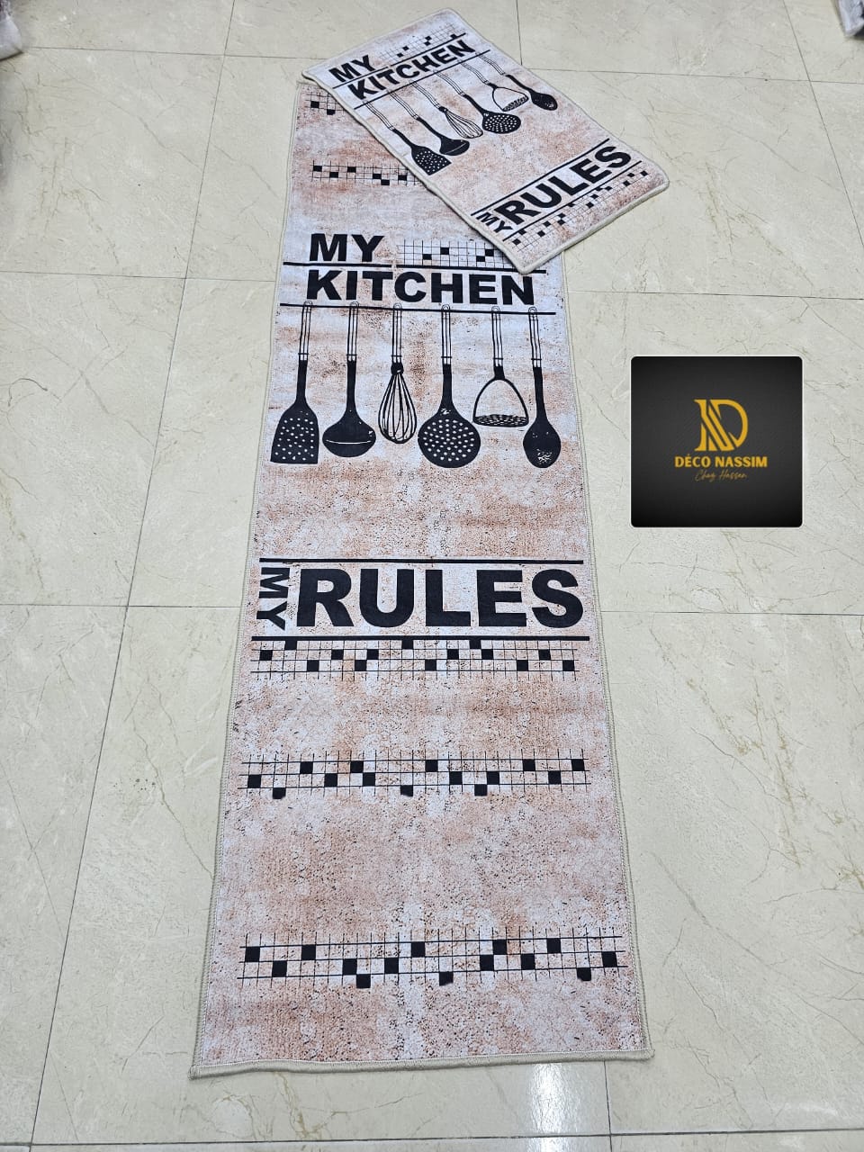 Tapis cuisine 2pcs