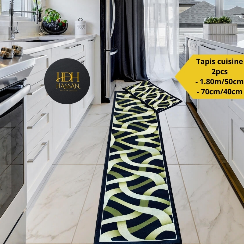 tapis cuisine 2pcs
