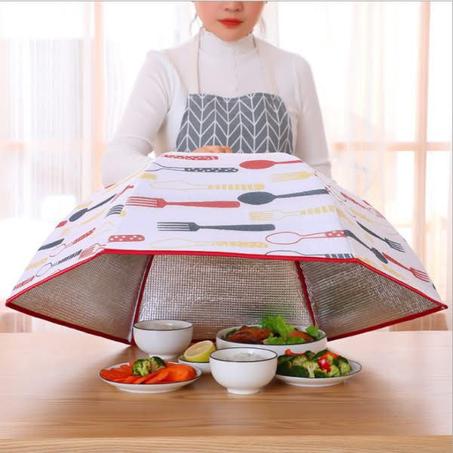 غطاء الطعام المعزول قابل للطي