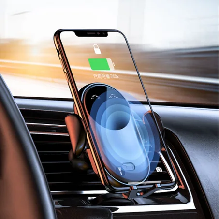 حامل الهاتف و شاحن لاسلكي Car Wireless Charger Phone Holder
