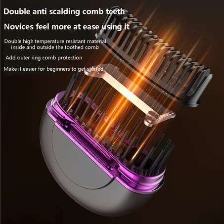 Mini Prancha Alisadora e Modeladora de Cabelo Portátil Sem Fios Recarregável, Ferramenta Alisadora de Bolso