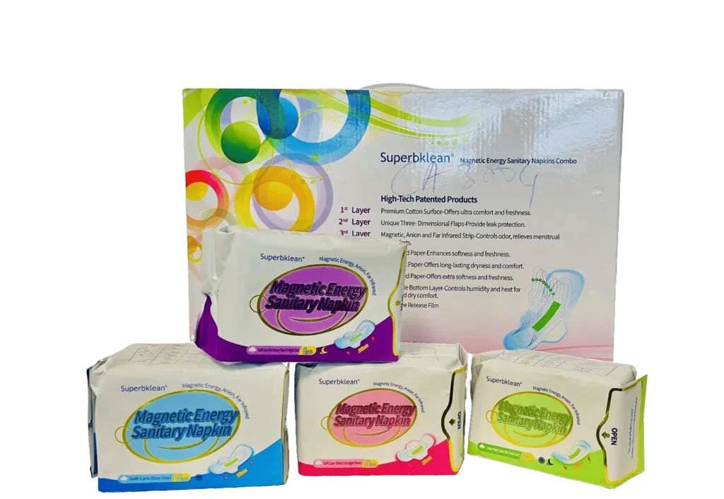 Soins menstruels durables : comment les serviettes hygiéniques écologiques de Longrich changent la donne 3 Acheter Pack Serviettes hygiéniques mélange En ligne