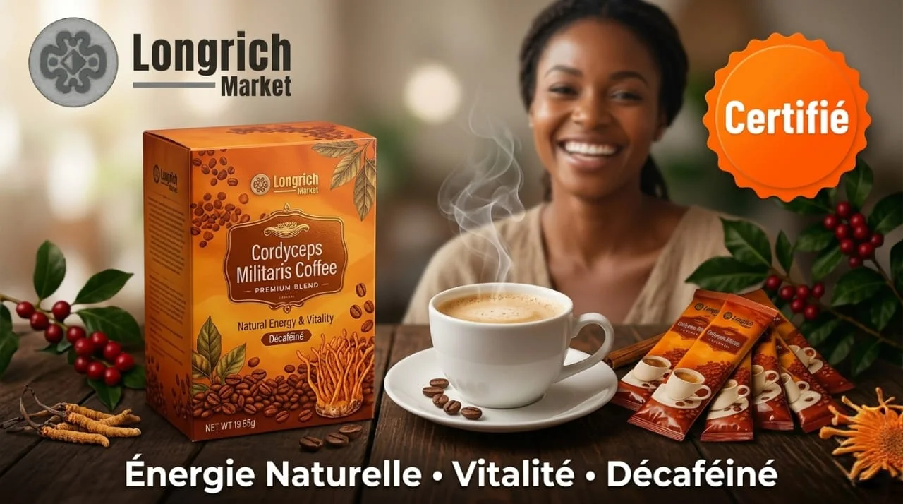 Le Café Cordyceps Militaris de Longrich