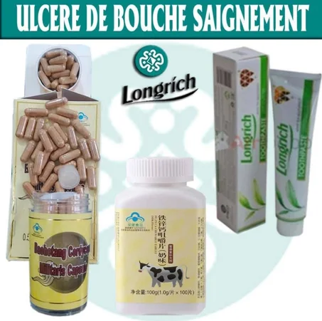 Kit de Traitement Naturel des Ulcères Buccaux Longrich