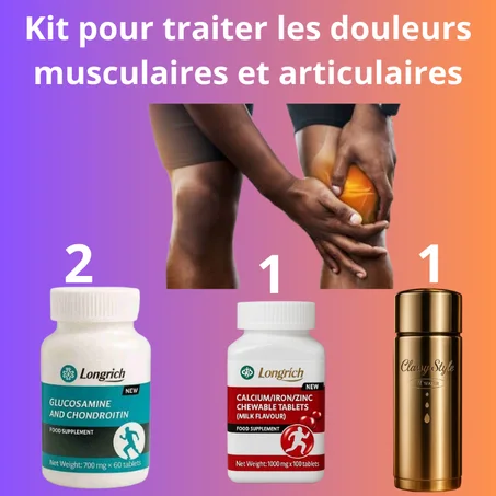Kit pour traiter les douleurs musculaires et articulaires