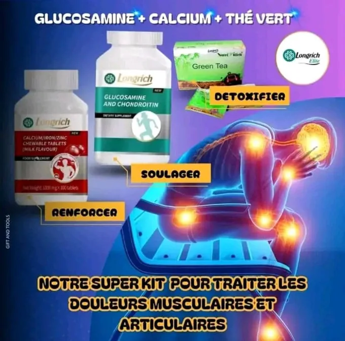 Kit pour traiter les douleurs musculaires et articulaires