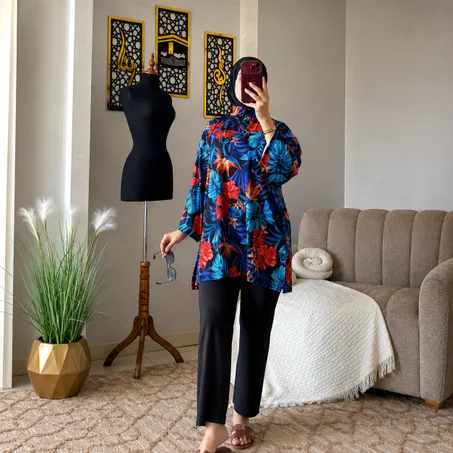 Burkini Multicolore.. بهجة الصيف والأناقة المستورة! ✨