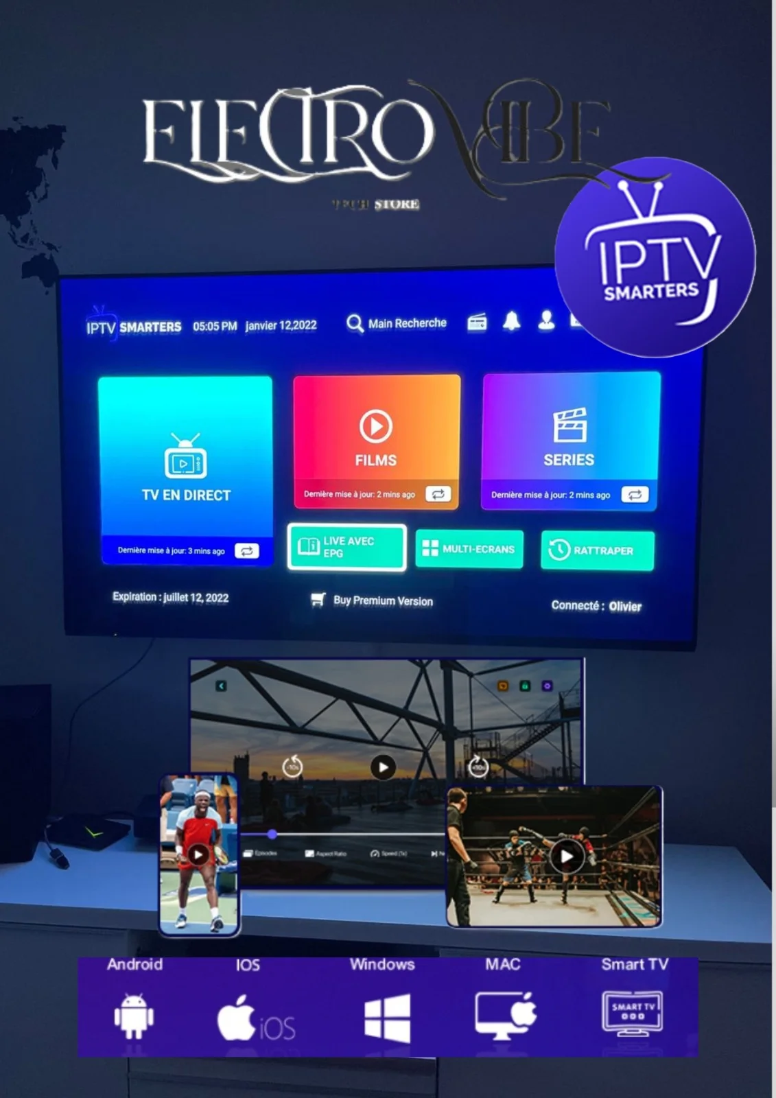 Smarters IPTV player