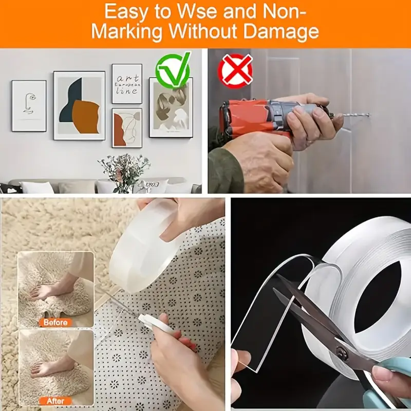 عرض 6 حبات شريط ثنائي لاصق