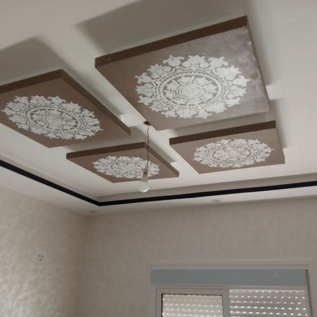 تزيين وصناعة ديكورات الجبص
