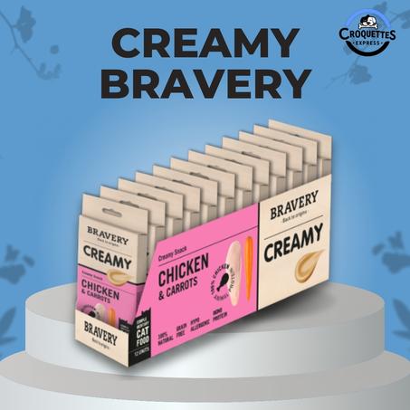 CREAMY BRAVERY CAT FOOD  CHICKEN & CARROTS