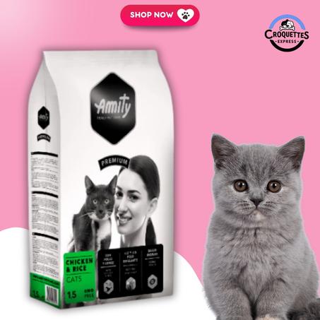 AMITY REALLY PET FOOD CHICKEN & RICE FOR CATS 1.5KG