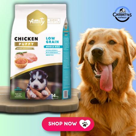 AMITY REALLY PET FOOD CHICKEN PUPPY LOW GRAIN WHOLE RICE 14KG