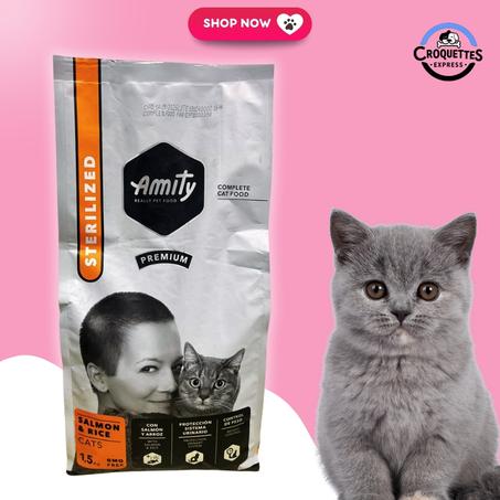AMITY REALLY PET FOOD STERILIZED SALMON & RICE 1.5KG