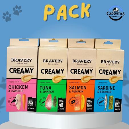 PACK CREAMY BRAVERY CAT FOOD