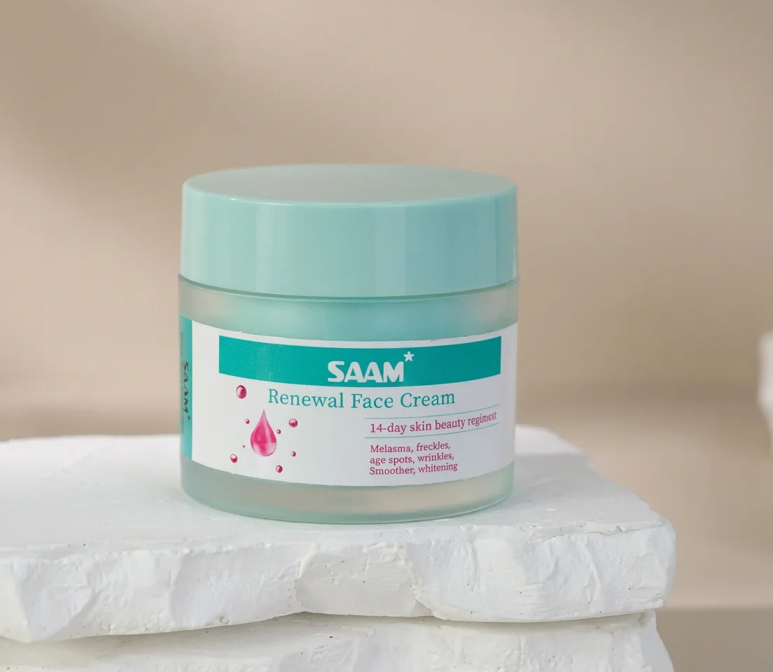 Crème visage régénératrice SAAM , taches de rousseur, taches de vieillesse et taches brunes
