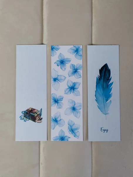 BABY BLEU BOOKMARKS SET
