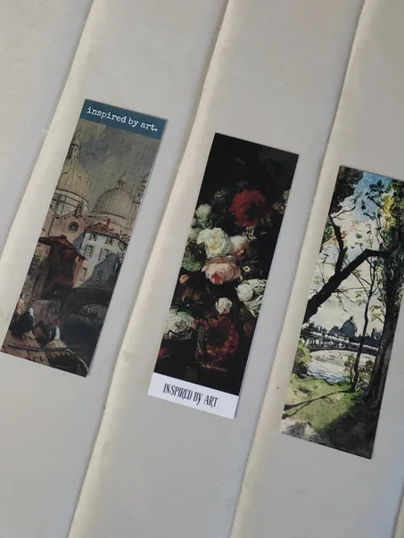 ART BOOKMARKS SET