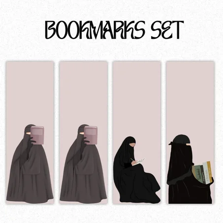 NIQABI  BOOKMARK SET PLASTIFIER