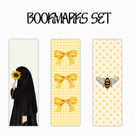 YELLOW BOOKMARK SET - PLASTIFIER
