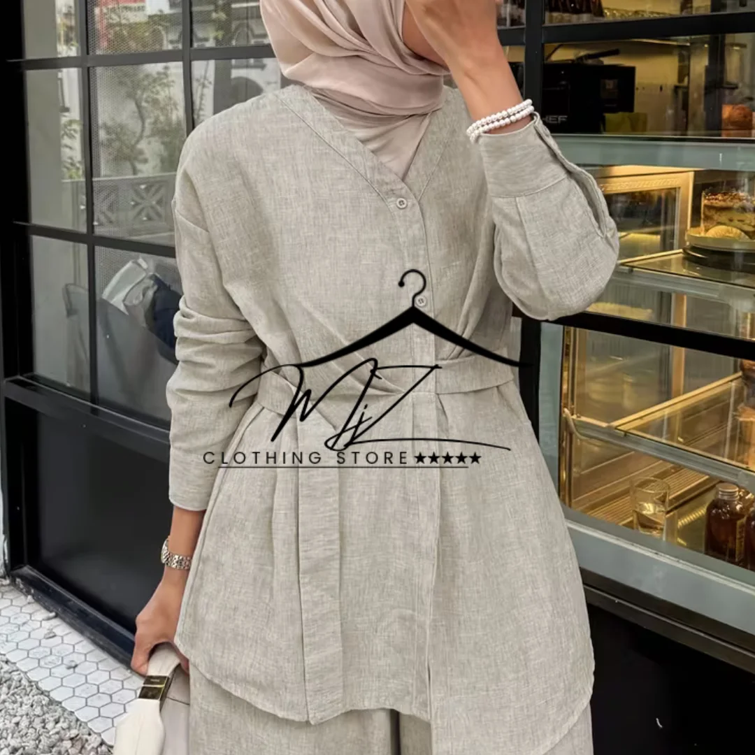 Ensemble "KENIZA" – الأناقة والراحة اللي كاتستاهلي ✨