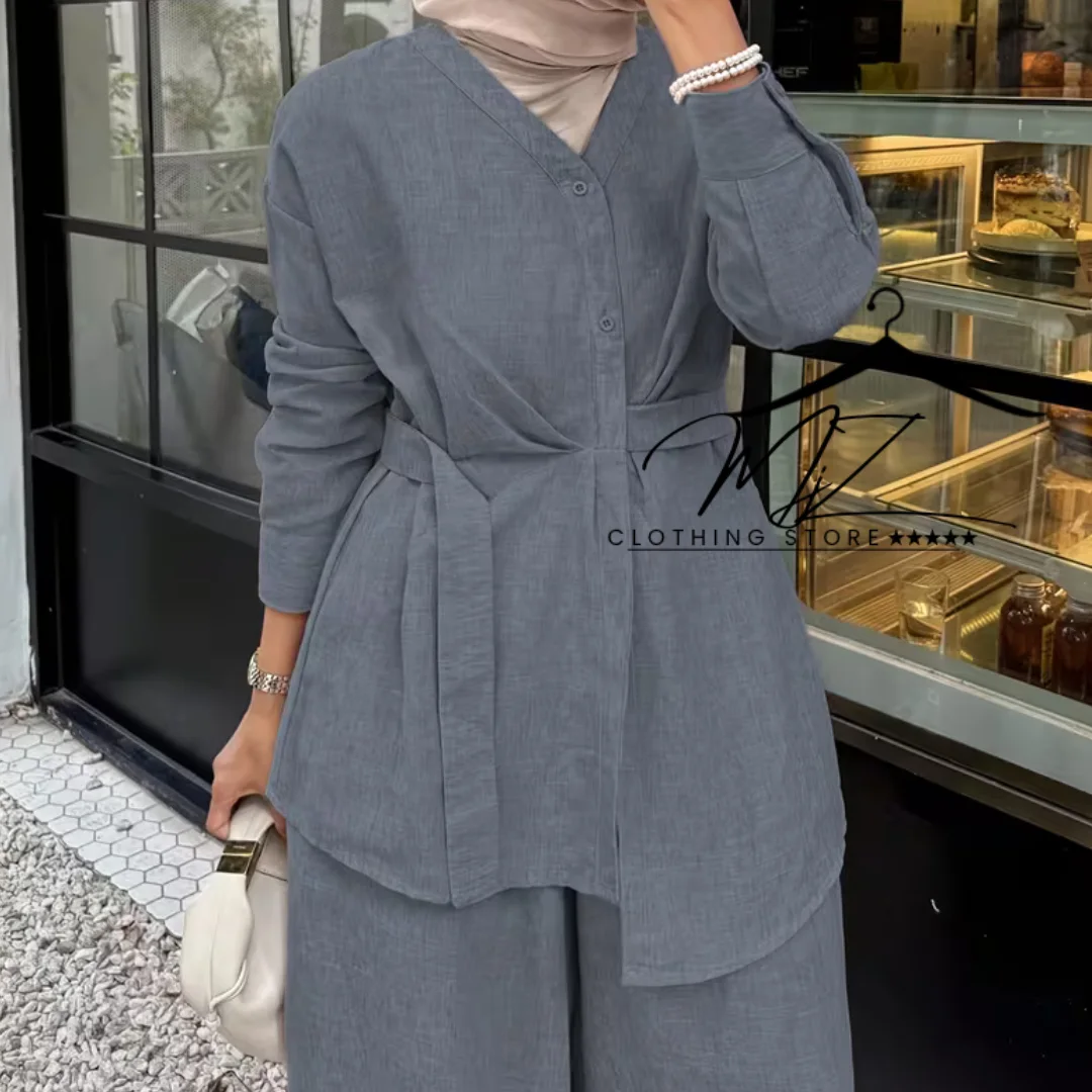 Ensemble "KENIZA" – الأناقة والراحة اللي كاتستاهلي ✨