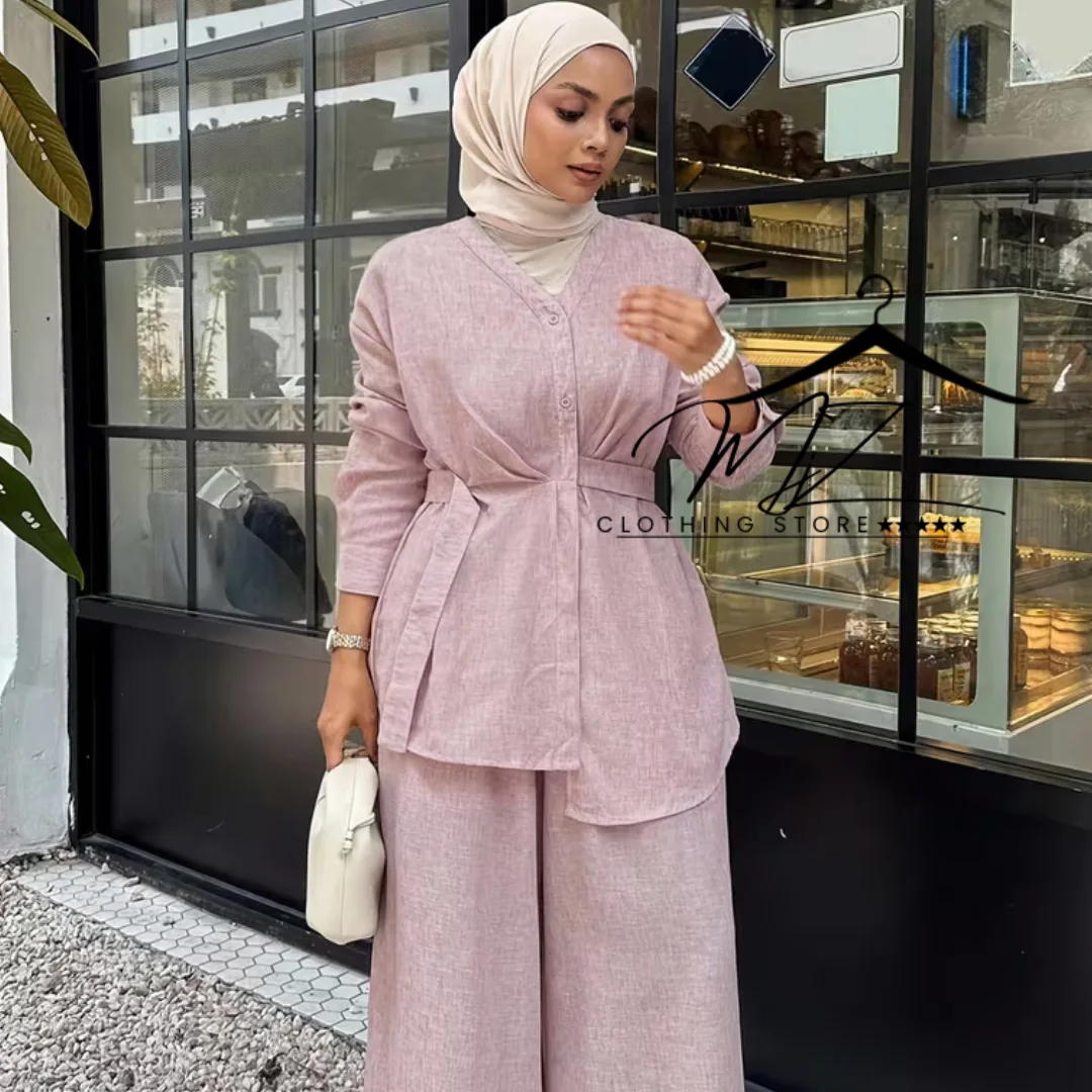 Ensemble "KENIZA" – الأناقة والراحة اللي كاتستاهلي ✨