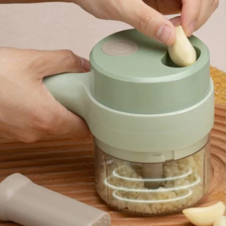 قطاعة الخضار الكهربائية 4 في 1