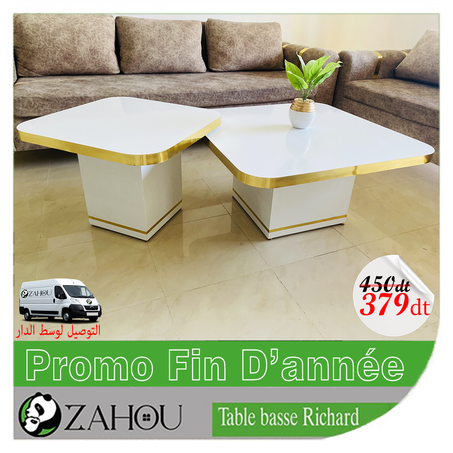 Table basse RICHARD Blanc