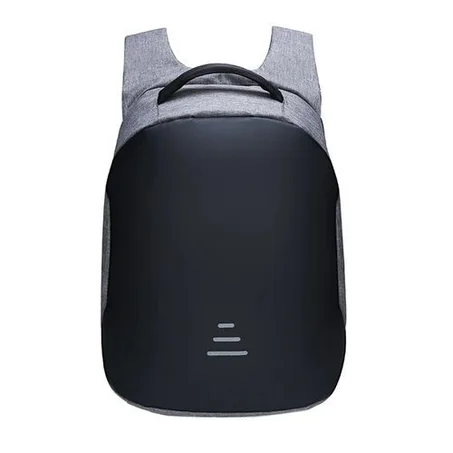 حقيبة ظهر شحن USB 15.6 بوصة - رمادي