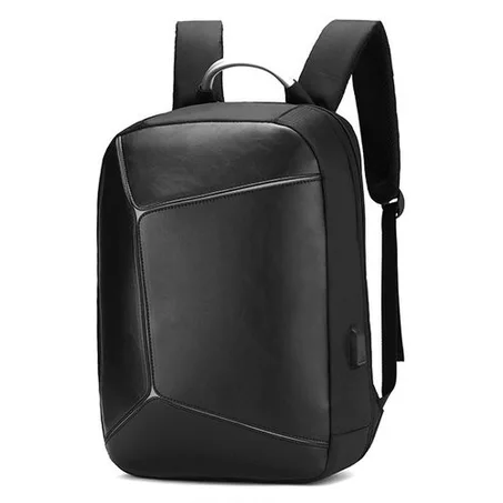 حقيبة ظهر مضادة للسرقة حقيبة ظهر للكمبيوتر المحمول مقاومة للماء منفذ شحن USB