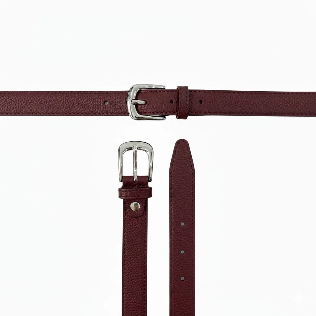 CEINTURE BORDEAUX POUR FEMME