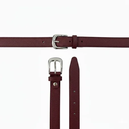 CEINTURE BORDEAUX POUR FEMME