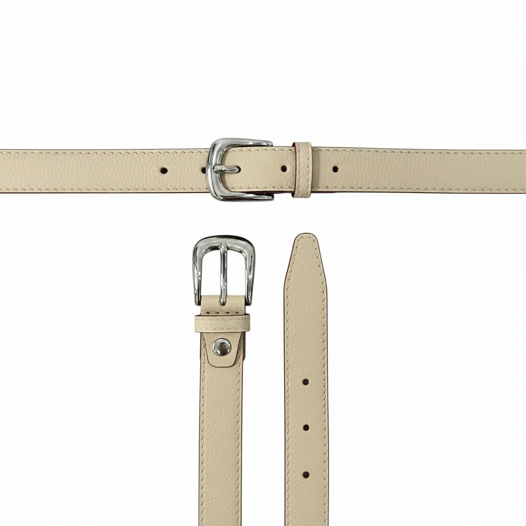 CEINTURE BLANC CASSÉ POUR FEMME