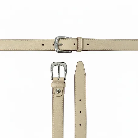 CEINTURE BLANC CASSÉ POUR FEMME
