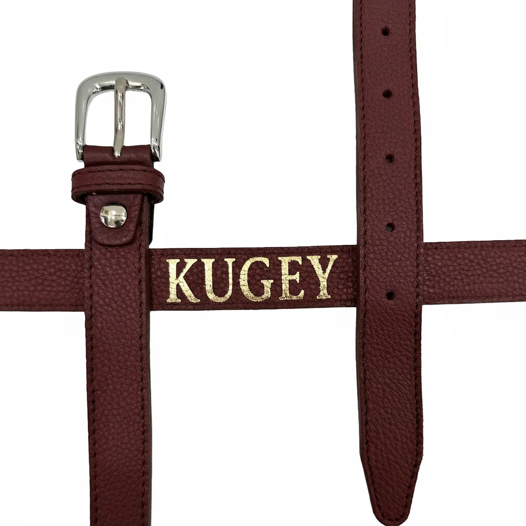 CEINTURE BORDEAUX POUR FEMME