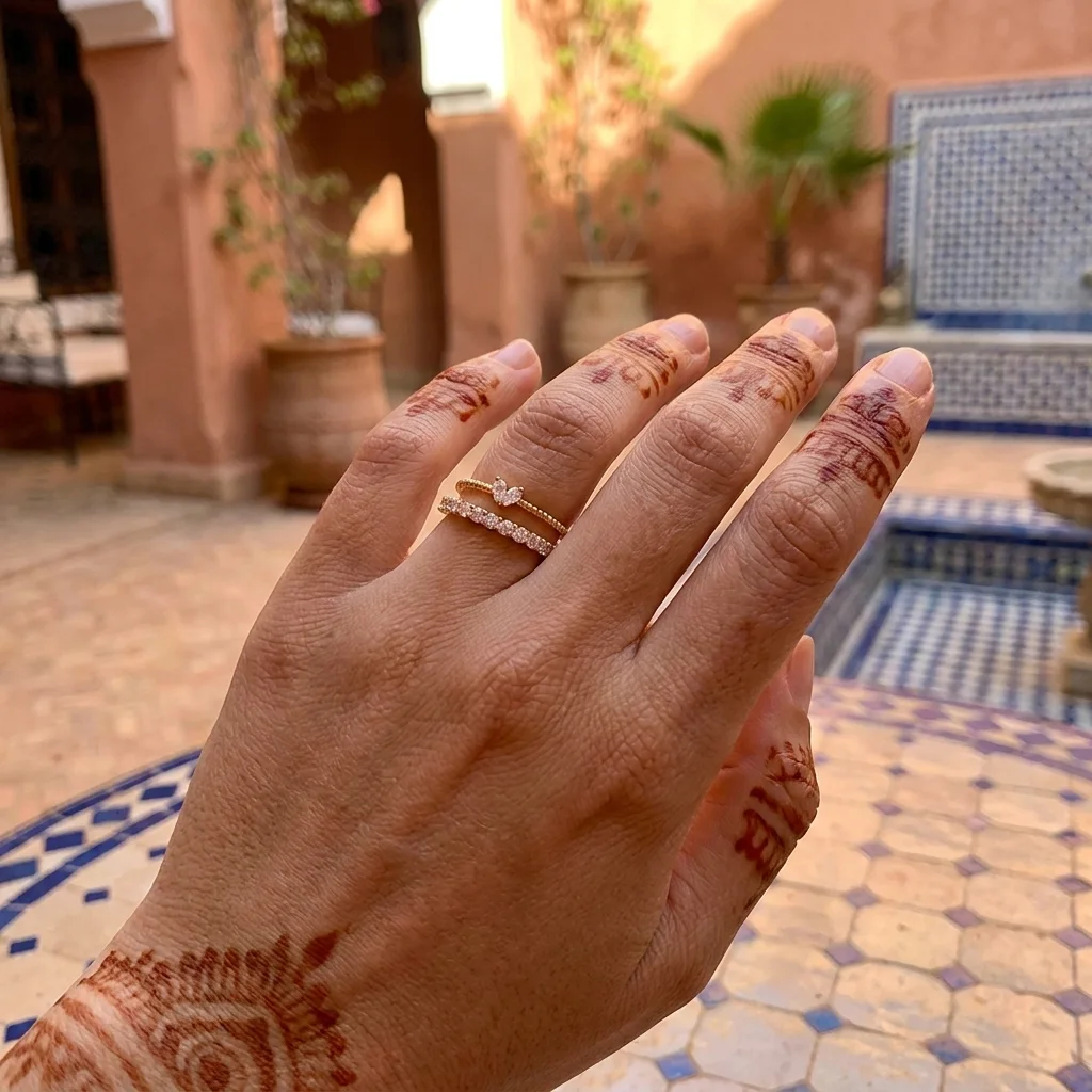 “Bientôt disponible” Bague Double Rang 