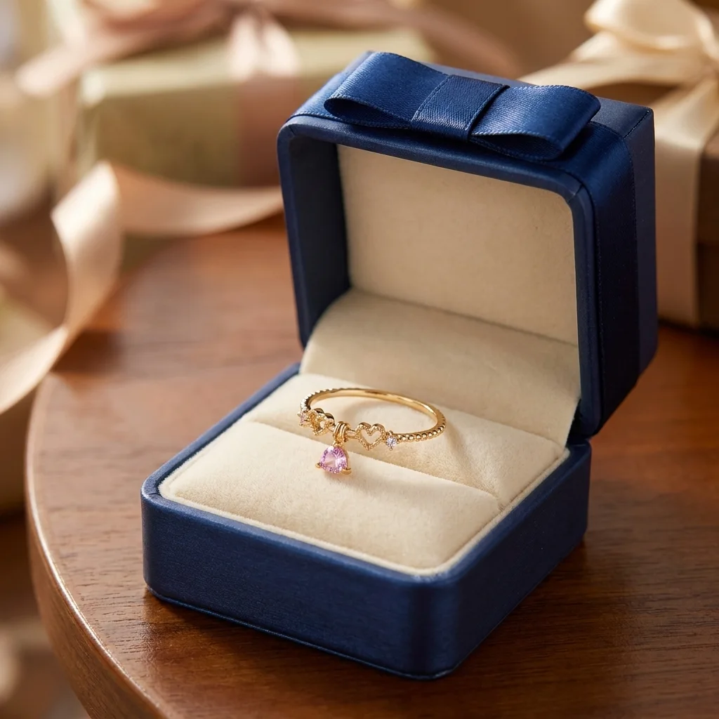 “Bientôt disponible” Bague Cœur Éternel Rose Gold