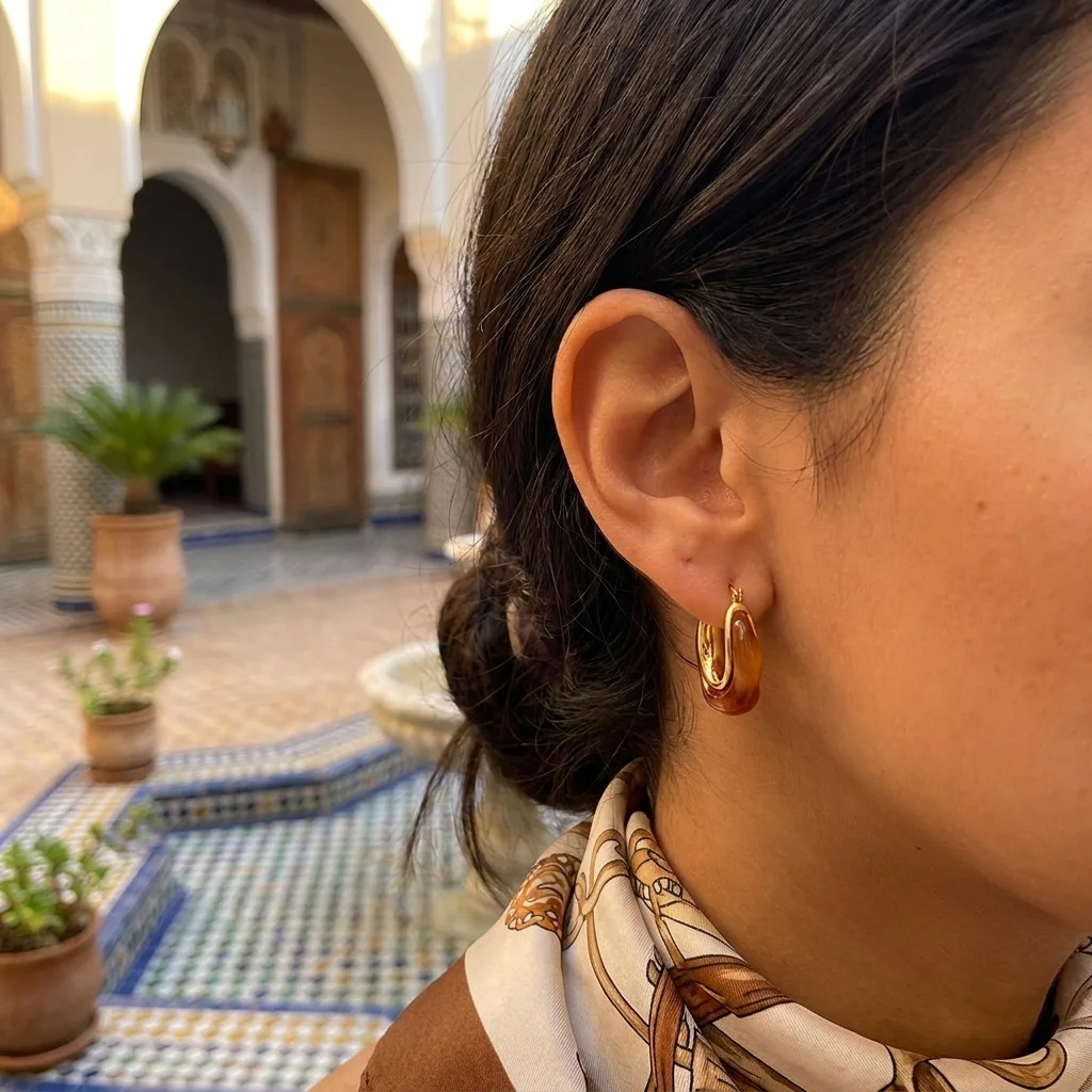 “Bientôt disponible” Boucles d'Oreilles 