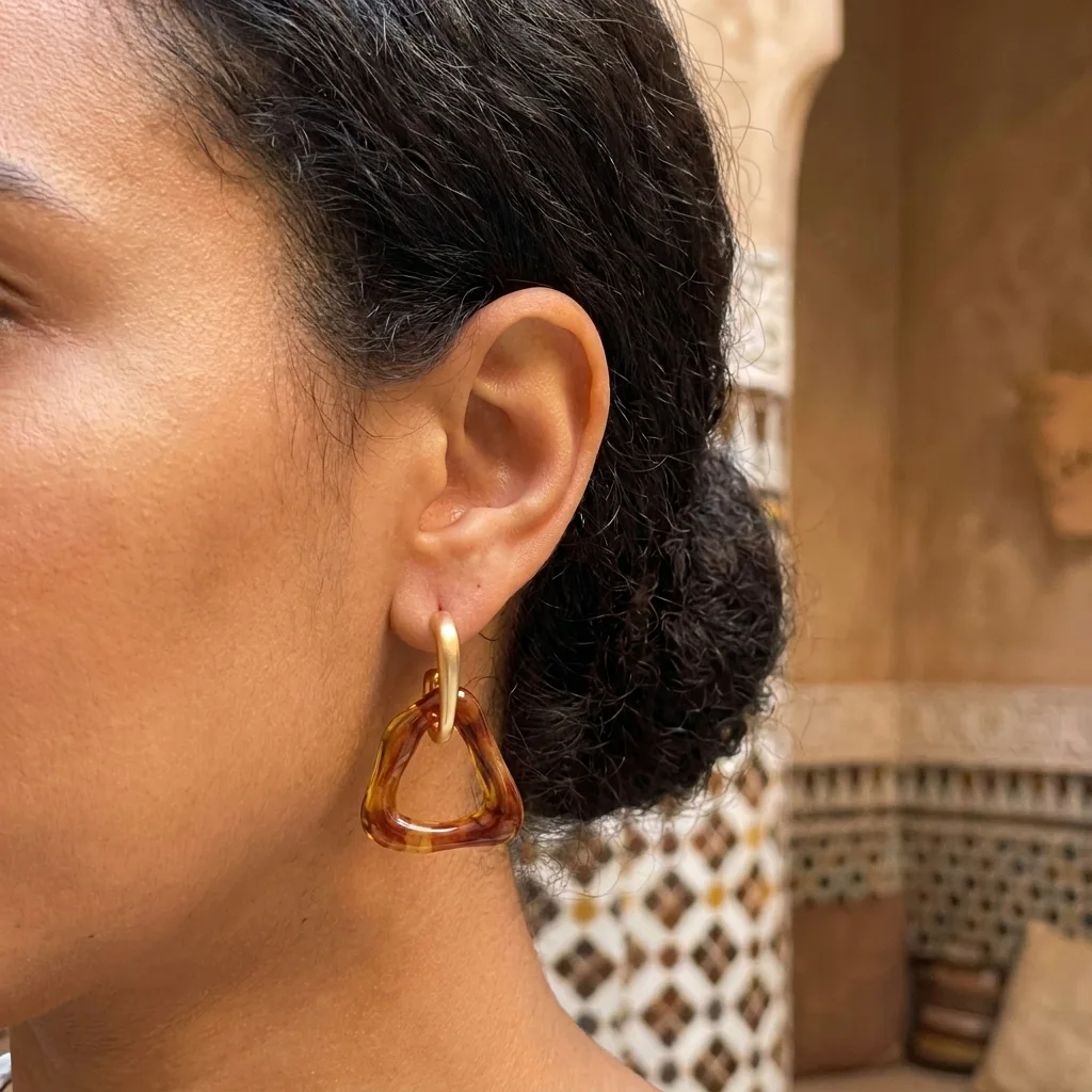“Bientôt disponible” Boucles d'Oreilles Pendantes 
